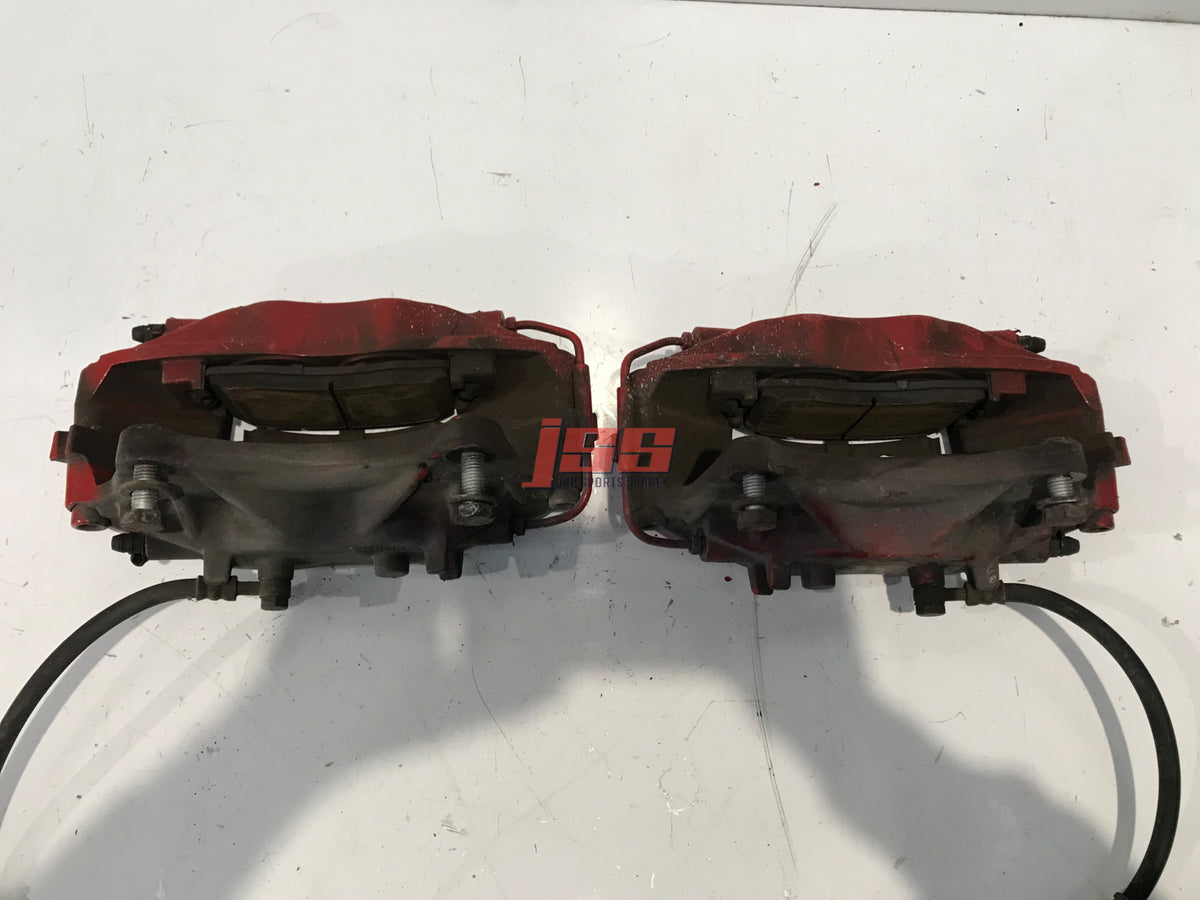 DBA 00-05 Mitsubishi Evo V/VI/VII/VIII / 06-08 Evo IX Front Drilled & Slotted 5000 Series Brembo Onl