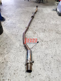 MITSUBISHI EVO 8 TURBO BACK EXHAUST SYSTEM AFTER STOCK DUMP CT9A EVOLUTION  7 8 9