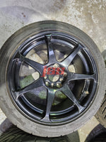 JDM STYLE WHEELS RIMS 17 INCH 5X114.3 EVO 7 8 9 WHEELS CT9A CT9W