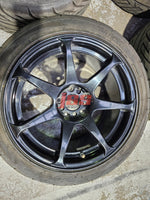 JDM STYLE WHEELS RIMS 17 INCH 5X114.3 EVO 7 8 9 WHEELS CT9A CT9W