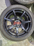 JDM STYLE WHEELS RIMS 17 INCH 5X114.3 EVO 7 8 9 WHEELS CT9A CT9W