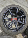 JDM STYLE WHEELS RIMS 17 INCH 5X114.3 EVO 7 8 9 WHEELS CT9A CT9W
