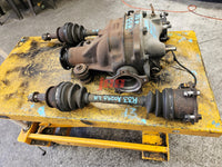 NISSAN SKYLINE R33 DIFF & DRIVE SHAFTS CVS 5 BOLT 1996 GTST TURBO ABS 4.36 RATIO