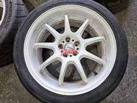 WORK EMOTION D9R WHEELS RIMS 5X100 18 INCH WRX STI