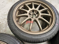 WORK EMOTION 11 R WHEELS 18 INCH RIMS 5X100 WRX STI