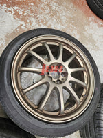 WORK EMOTION 11 R WHEELS 18 INCH RIMS 5X100 WRX STI