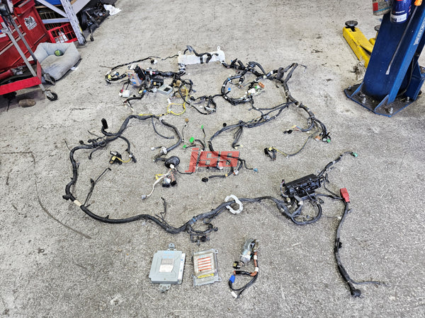 SUBARU WRX STI BULKHEAD WIRING LOOM HARNESS ENGINE BAY WIRING ECU 2003 GDB JDM