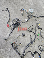 SUBARU WRX STI BULKHEAD WIRING LOOM HARNESS ENGINE BAY WIRING ECU 2003 GDB JDM