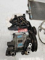 NISSAN SILVIA S15 AC KIT CONDENSER COMPRESSOR & BRACKET AC LINES 1999