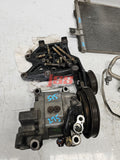 NISSAN SILVIA S15 AC KIT CONDENSER COMPRESSOR & BRACKET AC LINES 1999