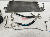 NISSAN SILVIA S15 AC KIT CONDENSER COMPRESSOR & BRACKET AC LINES 1999