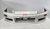 NISSAN SKYLINE R34 FRONT BUMPER ER34 GTT FRONT BAR 1998 WHITE