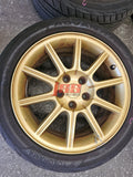 SUBARU IMPREZA WRX STI WHEELS GDB 17X8 STANDARD RIMS 5X114.3 2005 ENKEI #1