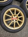 SUBARU IMPREZA WRX STI WHEELS GDB 17X8 STANDARD RIMS 5X114.3 2005 ENKEI #1