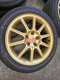SUBARU IMPREZA WRX STI WHEELS GDB 17X8 STANDARD RIMS 5X114.3 2005 ENKEI #1
