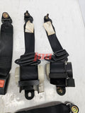 NISSAN SKYLINE R32 FRONT SEAT BELTS REAR BELTS R/H L/H 1991 HNR32 4 DOOR SEDAN