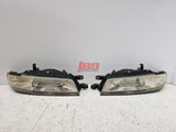NISSAN SKYLINE R33 HEADLIGHTS 1996 S2 LEFT RIGHT HEADLIGHT ECR33 SEDAN ONLY A0305