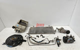 NISSAN SKYLINE R33 AIR CON CONDENSER COMPRESSOR & BRACKET AC LINES GTST TURBO 1997 AC KIT