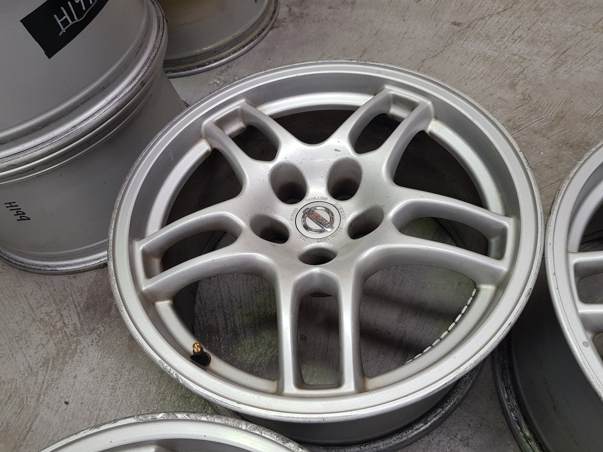 NISSAN SKYLINE R33 GTR WHEELS STOCK RIMS 17X9 5x114.3 30 OFFSET BCNR33 ...