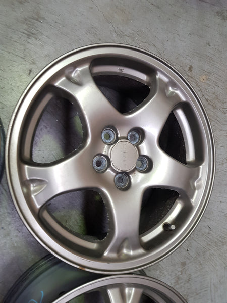 SUBARU IMPREZA WRX STI WHEELS GC8 16X7 OFFSET 53 STANDARD RIMS 5X100 ...