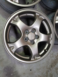 SUBARU IMPREZA WRX STI WHEELS GC8 16X7 OFFSET 53 STANDARD RIMS 5X100